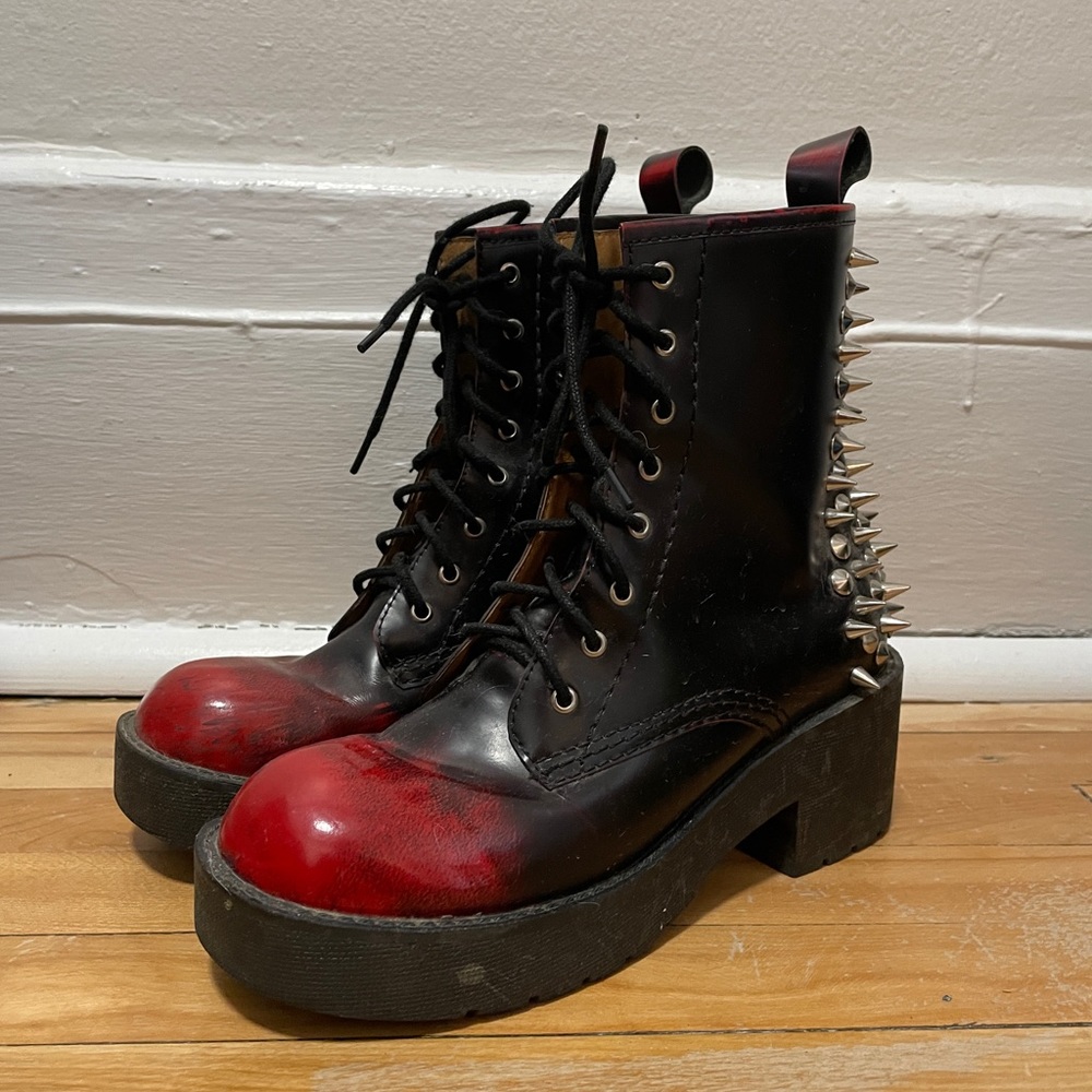 JEFFREY CAMPBELL PLATFORM BOOTS WITH SPIKES